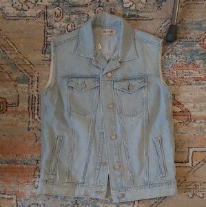 Madewell Light Blue Denim Vest NWT